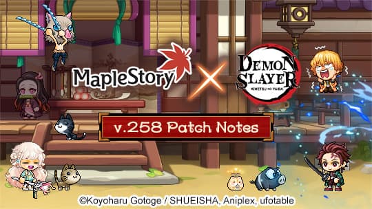 Tanjiro und Demon Slayer Corps in MapleStory