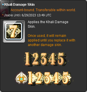 Khali Damage Skin mit goldenen Zahlen und Chakramsymbolen