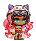 Pink Bean Scooter Helmet