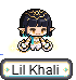 Lil-Khali-Begleiter mit Namensanzeige