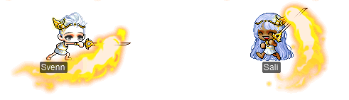 Hyper-Burning-Outfit mit goldenen Flammeneffekten