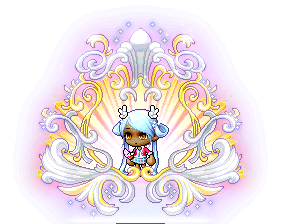 Tactical Relay Chair 2023 with pale gold and purple scrollwork