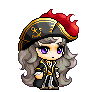 Night-Troupe-Piratenhut und Outfit in Schwarz und Rot