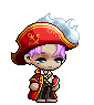 Nautilus-Piratenhut und Outfit in Blau und Rot