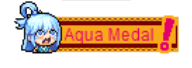 Aqua Medal mit Aquas Porträt