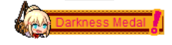Darkness Medal mit Darkness' Porträt