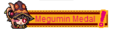 Megumin Medal mit Megumins Porträt