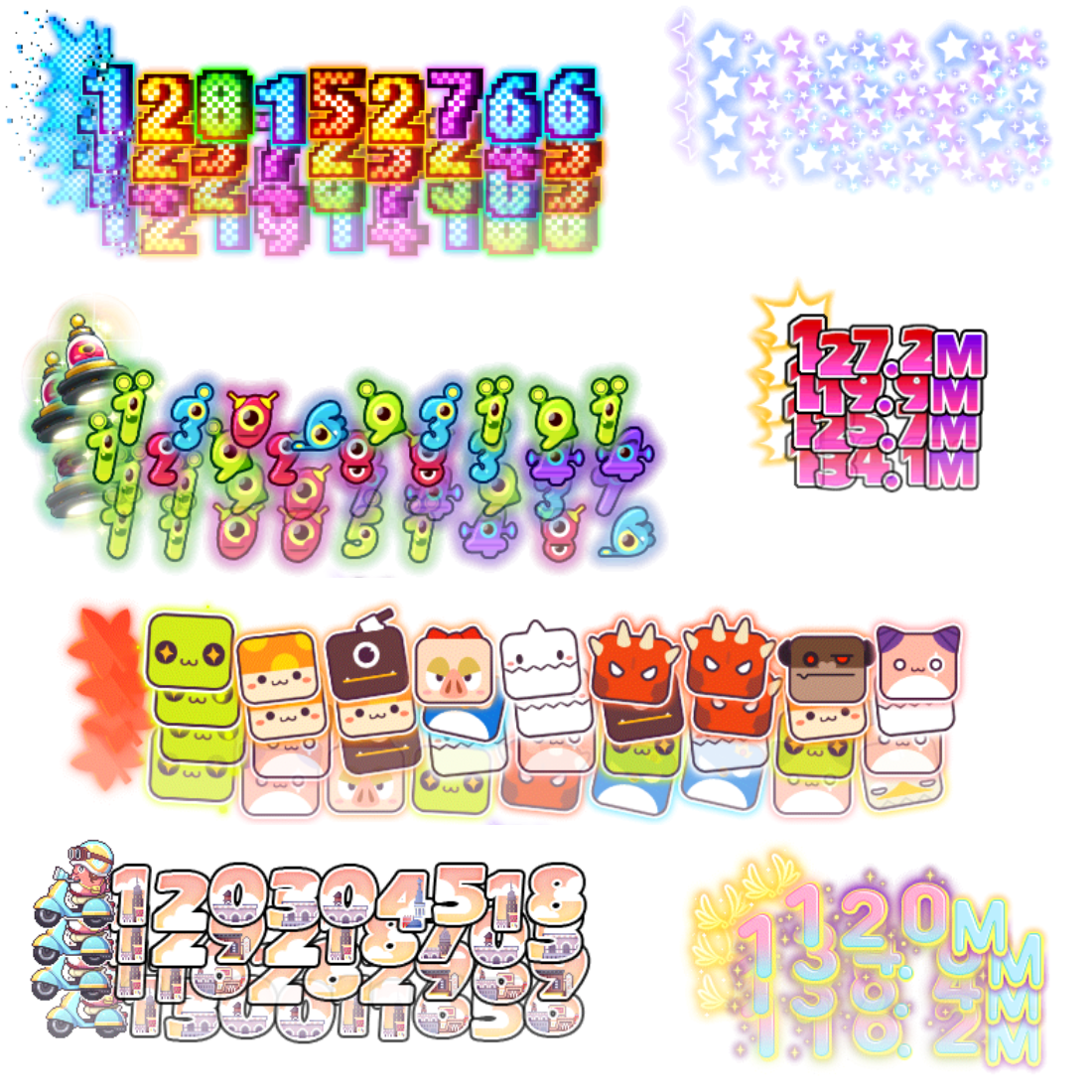Jubiläums-Damage-Skins mit Basic Unit und Monster