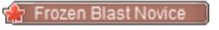 Medaille Frozen Blast Novice