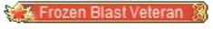 Medaille Frozen Blast Veteran