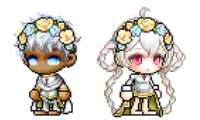 Saint-Luminous-Outfit und Blumenkrone