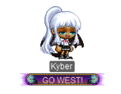 GO-WEST-Medaille unter einem Charakter