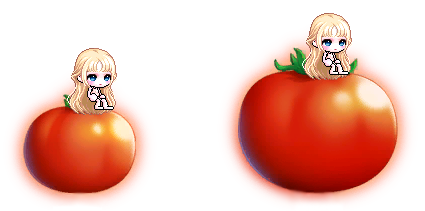 Reittiere Baby Tomato und Ripe Tomato