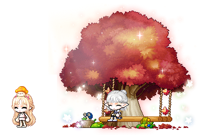 Hut My Friend Orange Mushroom und Our Maple Tree Chair