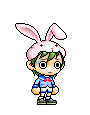 Bunny Hat avec longues oreilles roses de lapin