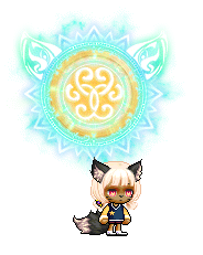 Shade Emblem brillant au-dessus d’un personnage