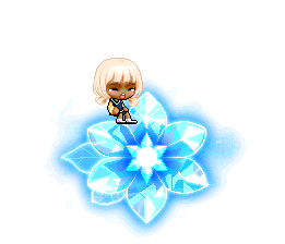 Ice Blossom Mount avec fleur cristalline bleue