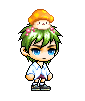 My Friend Orange Mushroom Hat avec petit champignon orange