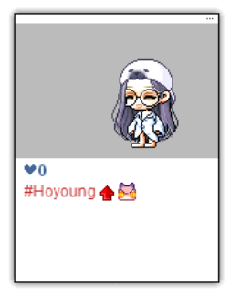 Hashtag Master Chair displaying a character portrait and a customizable hashtag