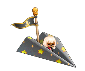 Charakter auf Victoria Cups Magical Paper Plane Chair
