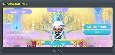 Morning Star Banquet background applied to the Character Info window