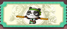 So Gong’s Martial Spirit ticket showing So Gong with the four summoned statues