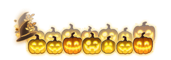 Ziffern von Halloween Pumpkin Damage Skin Symbol