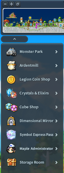 Ziele im Town Menu