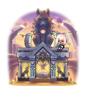 Twilight Eve Chair mit beleuchteter Sanduhr