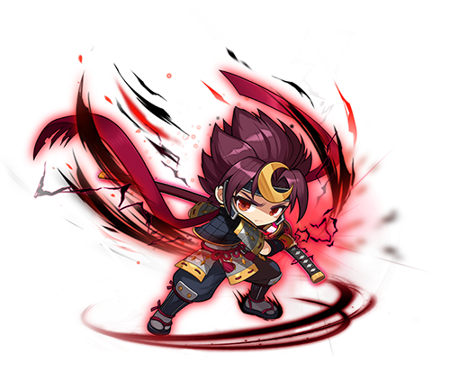 Hayato standing illustration