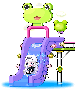 Purple Froggie Water Slide Chair