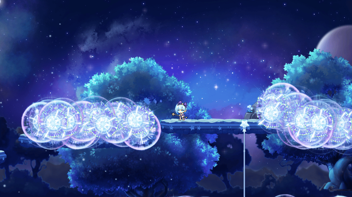Sia's Starlit Cosmos star fields