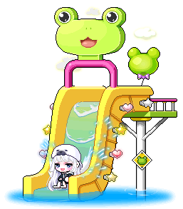 Yellow Froggie Water Slide Chair