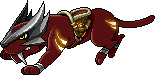 Armored Crimson Jaguar mount