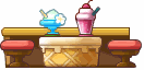 Luxe Sauna Cafe furnishing