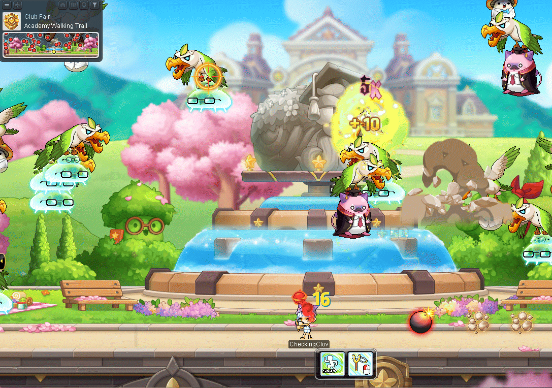 Academy Adventure minigame