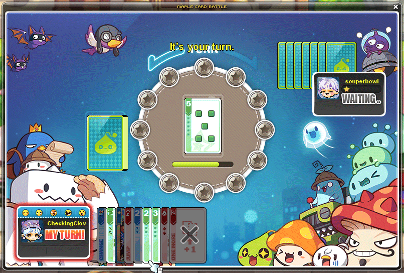One Card minigame