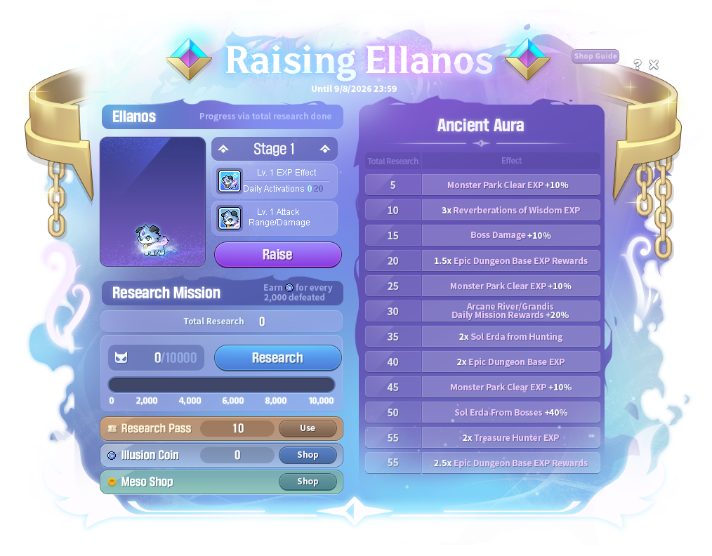 Raising Ellanos research interface