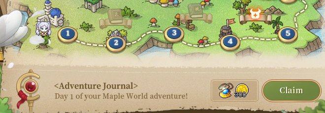 Meilensteinbelohnungen des Adventure Journal