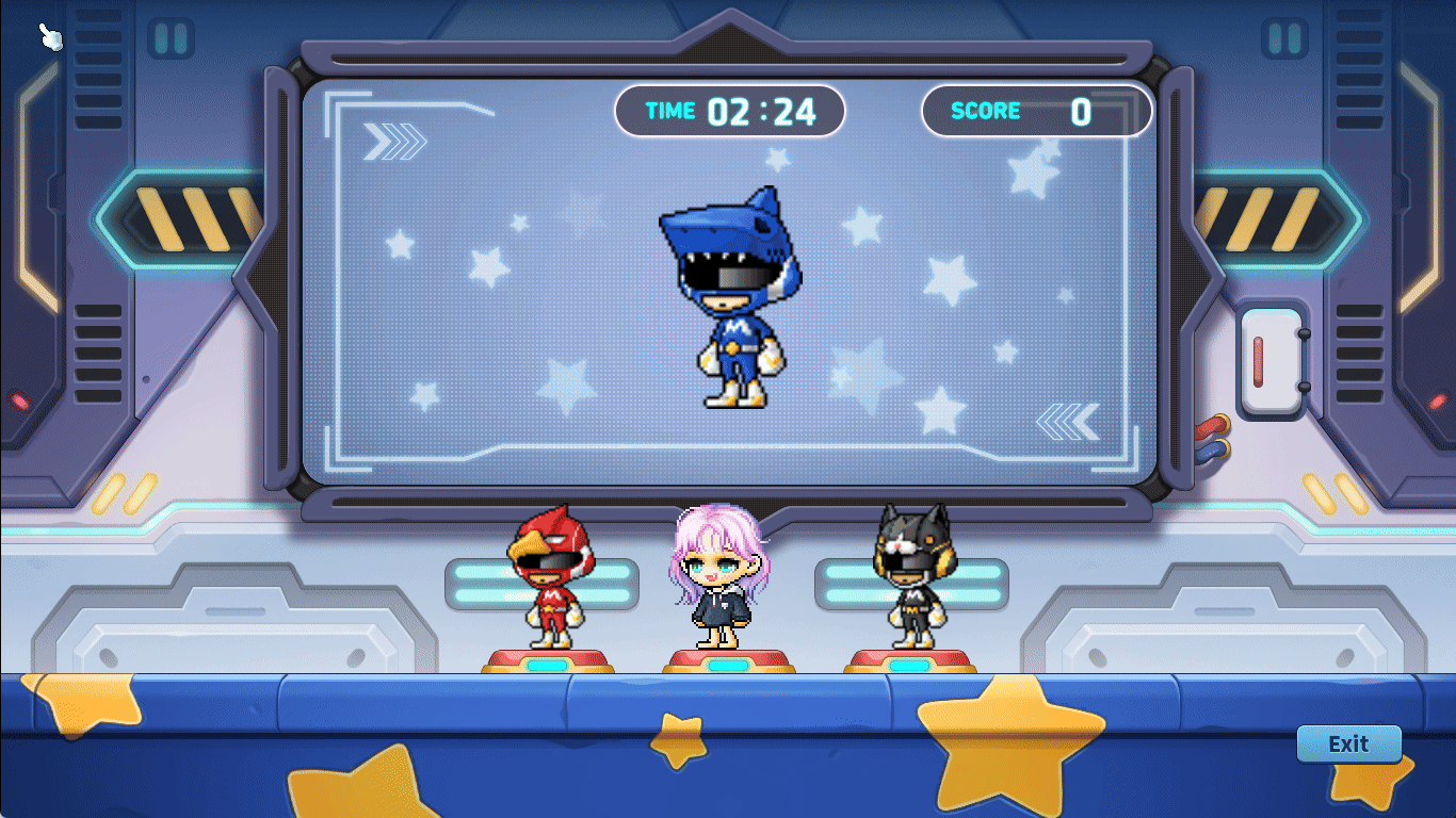 Ranger-Gedächtnisspiel Victory Pose Practice
